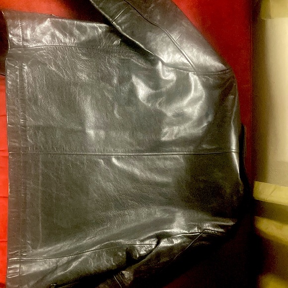 Men’s vintage genuine leather jacket - Picture 5 of 5